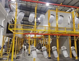 peinture d'éclairage public