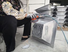 boîtier de projecteur en aluminium